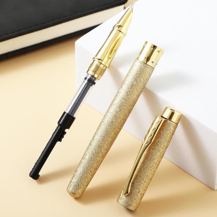 1 stylo plume - Bleu - Plumink métal Licorne - Plume moyenne - Ink
