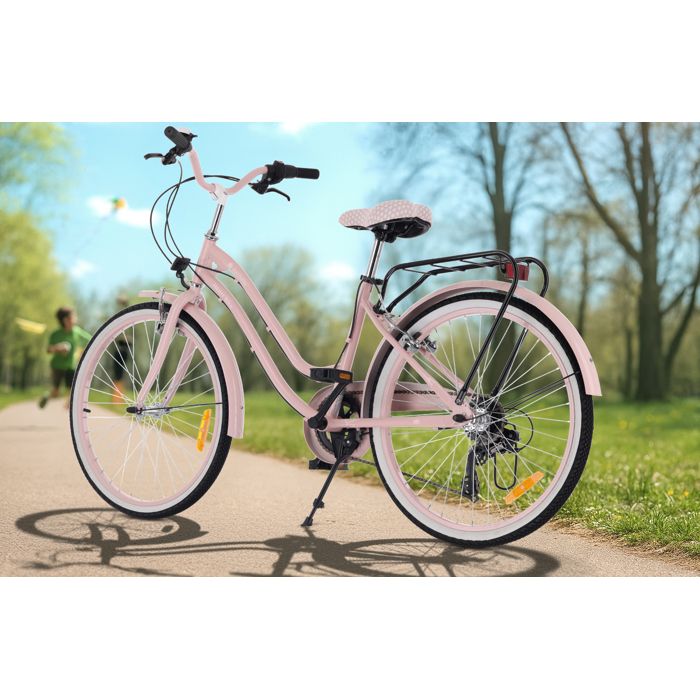 Vélo Fille Velo 24 Pouces Age Vélo Enfant Heart Bike Roues 24