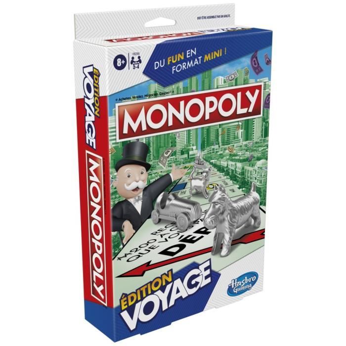 Monopoly Deal – Jeu De Cartes Voyage – Version Française – 15 Minutes – Dès 8 Ans
