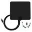 Antenne Tnt Amplifiee Antennes Tv Interieur Puissante 1080p Full Hd Hdtv Avec Cable Coaxial De 4m Noir Antenne Rateau Avis Et Prix Pas Cher Cdiscount