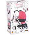 Smoby - Bébé Confort - Poussette + Landau 3 en 1 - Pour Poupons et Poupées - Roues Silencieuses et Multidirectionnelles - Panier de -0