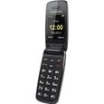 Téléphone mobile Doro Primo 401 Rouge - GSM - Clapet (escamotable) - 2" - Batterie 800mAh - SMS, MMS-0