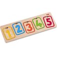 Puzzle en bois Premiers personnages 10 pièces - HABA - Moins de 100 pièces - Multicolore - Enfant-0