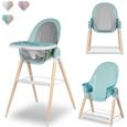 Chaise haute pour bébé Lionelo Maya - Vert - Réglable - Jusqu'à 25 kg-0