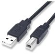 Câble USB universel pour imprimantes Canon, Epson, HP, Brother, Lexmark - 3M-0