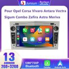 Junsun Autoradio Android 13 pour Opel Corsa Vivaro Antara Vectra Signum Combo Zafira 7'' écran avec Carplay Android Auto 2Go+32Go