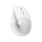 Souris - Sans Fil - Logitech - Lift Ergonomique Verticale - Blanc - Droitier - Pour Mac