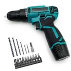 MAWIRON 12V Perceuse électrique Sans fil 45Nm perforateur Kit tournevis Driver & Drills twist Rechargeable DIY Outils Avec batterie+chargeur