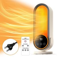 Chauffage d'appoint 1200W  Thermostat Réglable, Protection multiple, salle de bain,maison Mode double contrôle tactile/télécommande