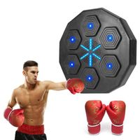 machine de boxe musicale Livré avec des gants de boxe rouges adultes Convient pour la boxe, Sanda et autres entraînements