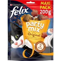 FELIX Party Mix Original : Poulet, Foie, Dinde - 200g - Friandises pour chat