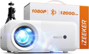 Vidéoprojecteur Videoprojecteur Bluetooth, 12000 Lumens Projecteur