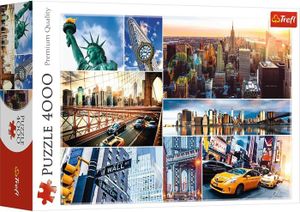 PUZZLE Puzzle, New York, 4000 Pièces, Qualité Premium, po