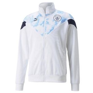 Doudoune Manchester City Collection Officielle - Veste Chaude Polyester Homme Femme Enfant