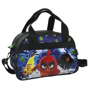 SAC DE SPORT Angry Birds sac de voyage, sport, loisirs, sac bagage a main pour les enfants, Dimensions : 34 cm x 19 cm x 22 cm,
