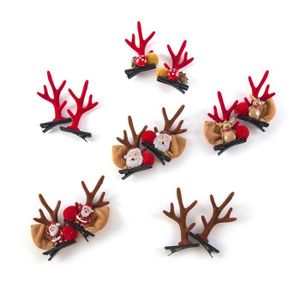Lot De 15 Barrettes à Cheveux Noël Pour Filles - Accessoires Cheveux Festifs Enfants