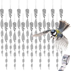 FILET ANTI-OISEAUX Lot de 15 bâtons de répulsif à oiseaux suspendus d