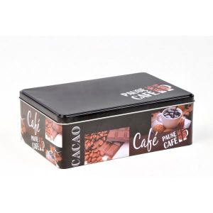 Boîte métal à café dosettes FAVECO : la boîte à Prix Carrefour
