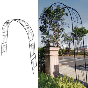 Arche de jardin décorative en fer forgé, mobilier d'extérieur, en