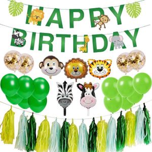 Decoration Anniversaire Jungle Cdiscount Decoration Anniversaire Jungle Cdiscount