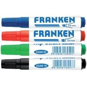 largeur de trait 4-12/ mm Rouge Franken Z1910 01 Lot de 4 marqueurs rechargeables pour tableau blanc
