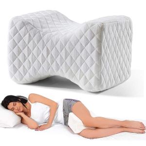 Coussin de Repos pour Les Jambes avec soulagement de la Douleur Pliable avec Housse Lavable en Cas de Douleur Coussins rel/ève-Jambes Oreiller pour Genou avec Support en Mousse /à m/émoire de Forme