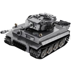 VOITURE À CONSTRUIRE C61071 Seconde Guerre mondiale Tiger Tank Électriq