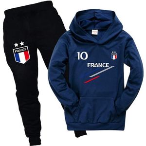 Jogging Foot France enfant bleu royal N°19