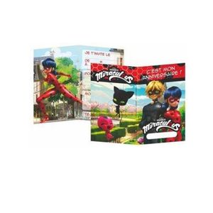 Carte Invitation Miraculous Achat Vente Pas Cher