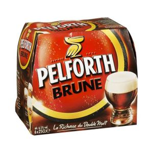 BIERE Bière Pelforth brune - 6 x 25 cl