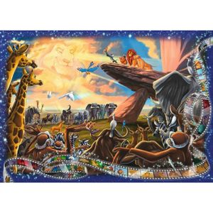 PUZZLE Puzzle 1000 pièces - RAVENSBURGER - Le Roi Lion - 