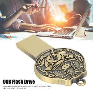 CLÉ USB SALUTUYA Clé USB Flash Drive USB 2.0 Portable Meta