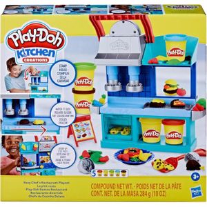 JEU DE PÂTE À MODELER Play-Doh Kitchen Creations Coffret Le p'tit resto 