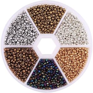 1000 pièces/set 3 mm couleur mélangée pâtisserie perles, Mode en ligne