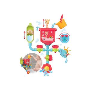 JOUET DE BAIN Jouet de bain ventouse : Tuyaux Folies Sophie La Girafe - Circuit d'eau, cascade, activites - Premier age, bebe 10 mois+