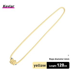 MOUSQUETON - ASSUREUR Kevlar Yellow -corde en Polyester et nylon,6mm,lon