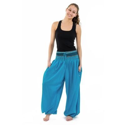 Fantazia Pantalon yoga zen femme Pantalon sarouel baba cool