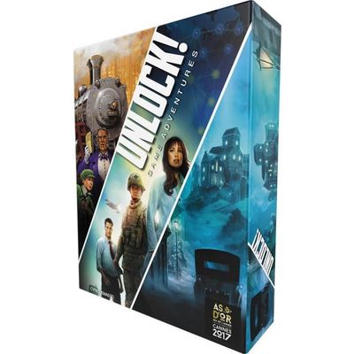 Space Cowboys Unlock! Extraordinary Adventures Jeu de société Escape Room pour adultes et familles à partir de 10 ans de 1 à 6 joueurs 60 minutes par partie - Version Espagnole