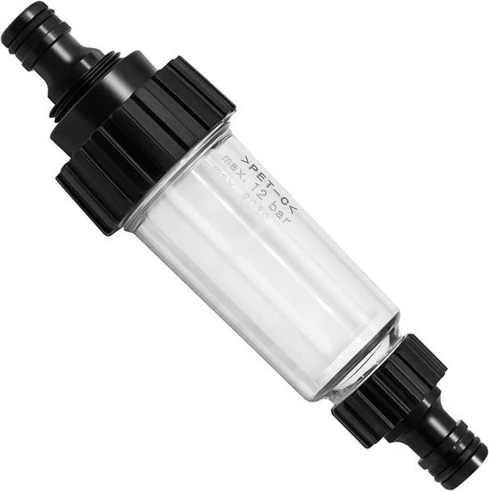 Lot De 4 Filtres à Eau 3/4" Pour Nettoyeur Haute Pression - Transparents, Avec Raccords Rapides, Protection Contre Impuretés