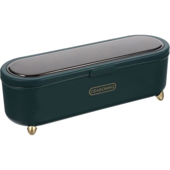 Boîte De Rangement Pour Couverts En Plastique Avec Couvercle - Organisateur Portable Pour Baguettes Et Ustensiles