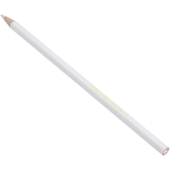 Lot 12 Crayons Marqueurs Couture Blanc Soluble Eau – Crayon Traçage Tissu Disparaissant Bricolage