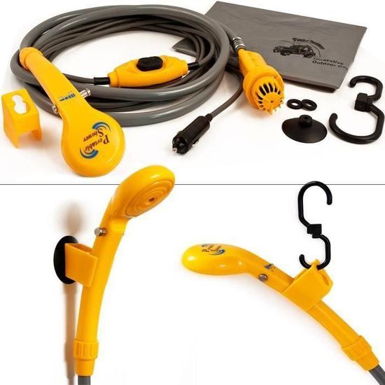 Douche De Camping Portable 12 V Douche De Voyage, Pompe Électrique De