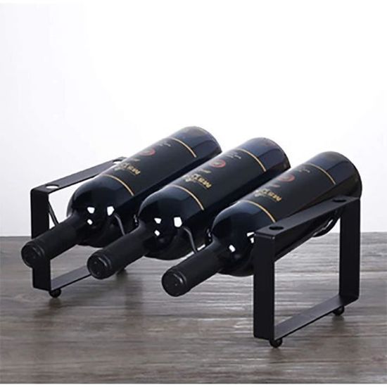 Set 2 Porte-bouteilles Vin Bois Cep Vigne Vintage + Bougeoir Tabac – France
