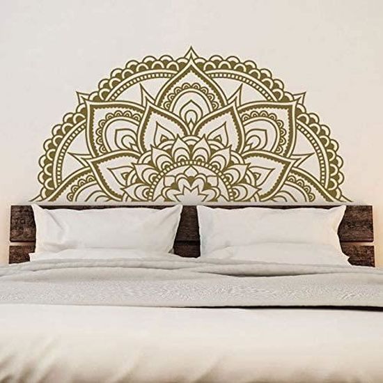 PVC Mandala Wall Art Autocollant Décalque Maison Chambre Mural Tête de lit décoration de fenêtre