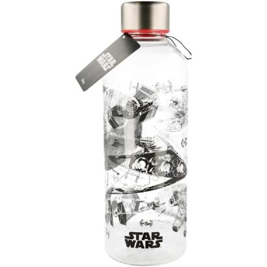Gourde Star Wars 500ml Pyramid : La Bouteille Métal Officielle ! Sans BPA, Pour Tous Les Fans Au Travail, Au Sport Ou En Voyage