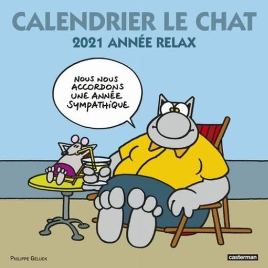 Calendrier Le Chat Annee Relax Edition 21 Cdiscount Beaux Arts Et Loisirs Creatifs
