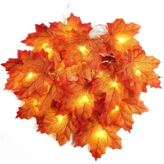 Lubibi Halloween Guirlandes Lumineuses Citrouilles,3M 20 LED Citrouille