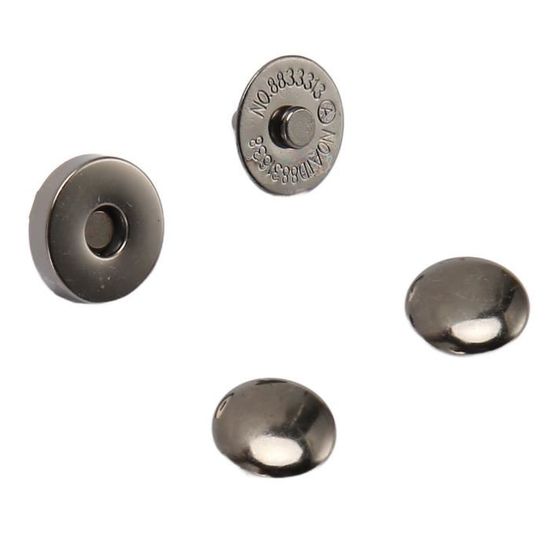 30 Boutons Pression Magnétiques Fleur De Prunier 18 Mm – Fermetures Aimantées Métal Pour Couture, Sacs, Vêtements & Bricolage