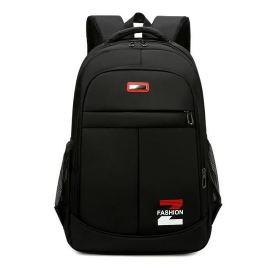 Sac à Dos Hazbin Hotel - Léger, Résistant, 2 Compartiments - Idéal Pour L'école, Le Voyage Ou Le Quotidien - Noir - Taille Unique