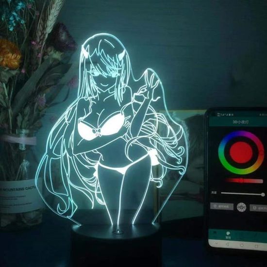 Motocycles Veilleuse Pour Enfants, Lampe Illusion 3D Led Lumière, Télécommande 16 Couleurs